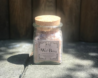 WELL BEING Aura cleansing Body Himalayan salt scrub & bath brine