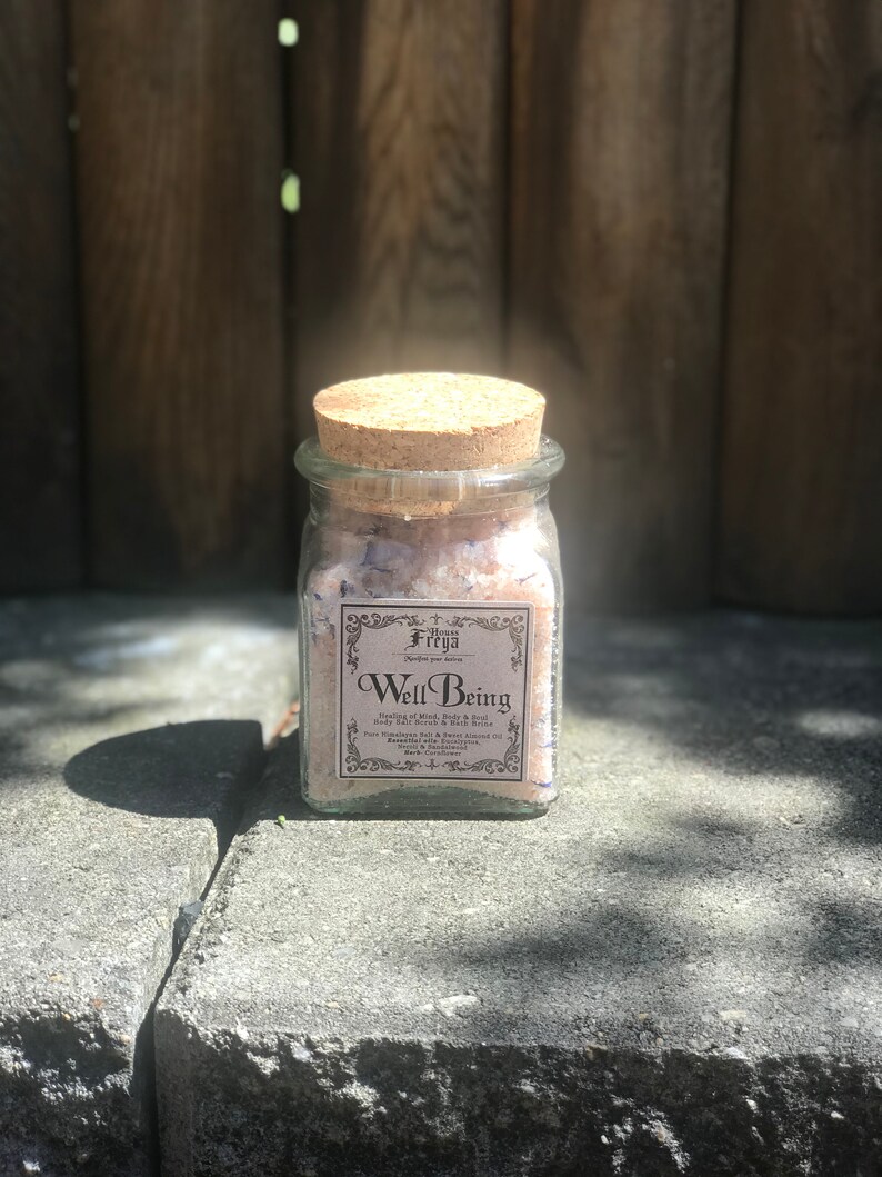 WELL BEING Aura Cleansing Body Himalayan Salt Scrub & Bath Etsy