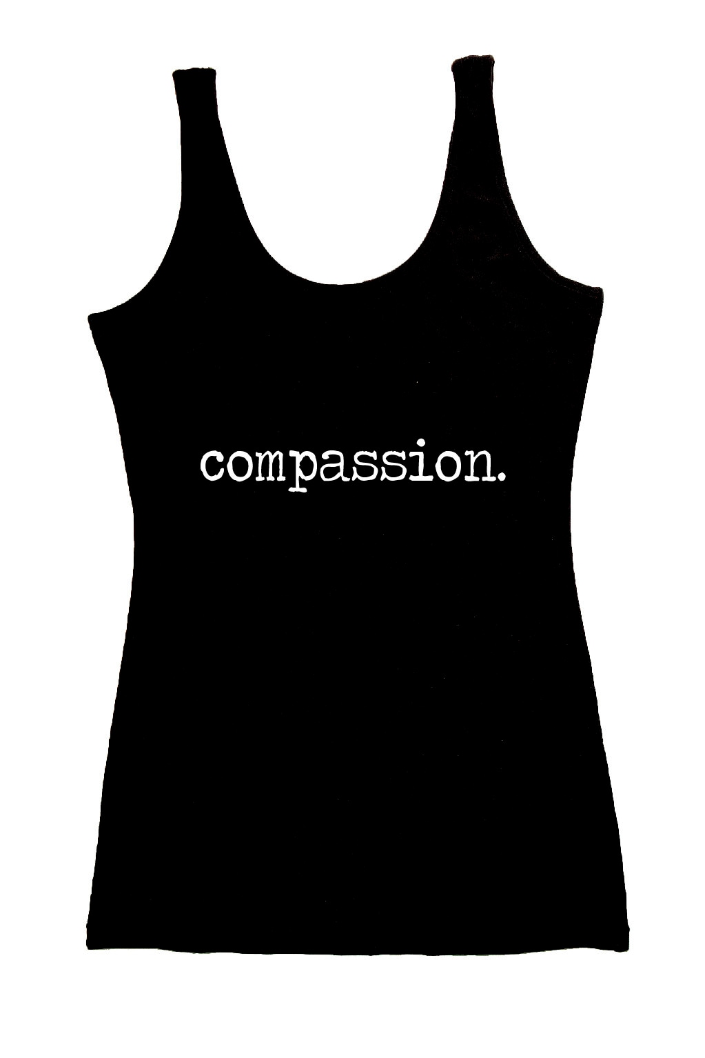 Compassion Yoga Tank Top Womens Yoga Tops. Black Eco Etsy