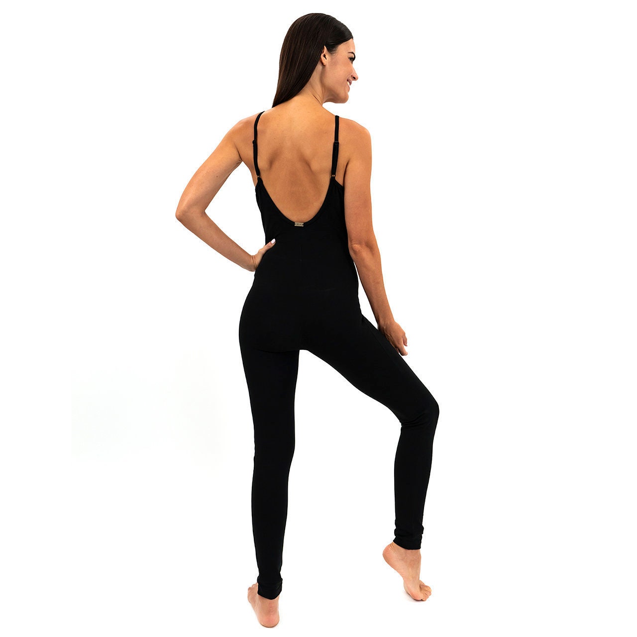  BRASSU 2pcs Jumpsuit Women one Piece Yoga Fitness wear