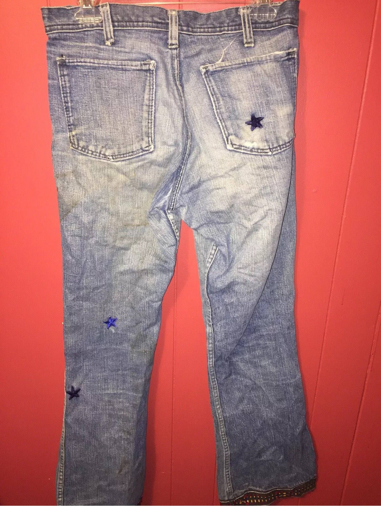Vintage 1960's Red Snap Jeans Etsy Australia