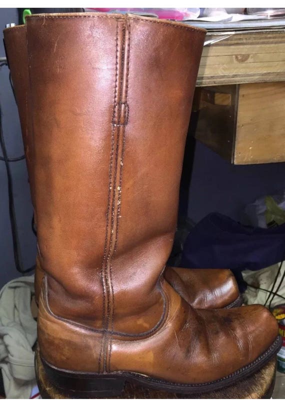 vintage frye boots mens