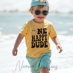 Happy Dude SVG: Little Boy Cut File (Digital Download, PNG & SVG)