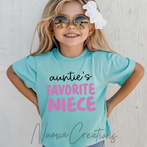 Auntie&#39;s Favorite Niece SVG, PNG, Digital Download, Cut Files, Favorite Niece svg, Auntie svg