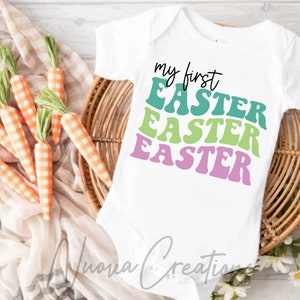 My First Easter SVG: Retro Easter Cut File (Digital Download)