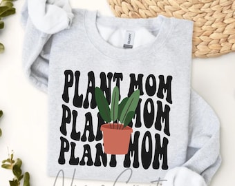 Plant Mom SVG: Plant Lady Cut Files (Digital Download)