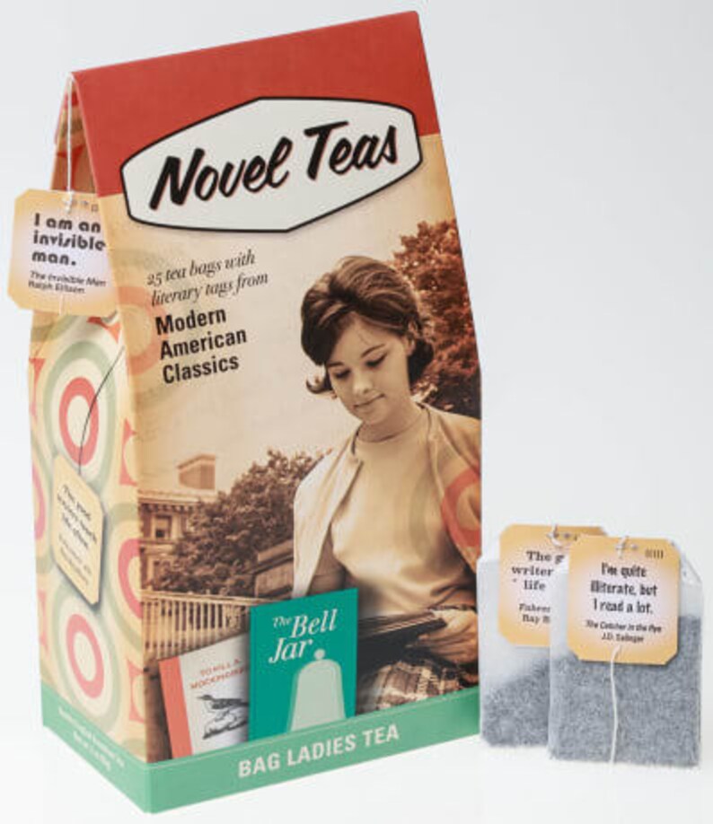 25 teabags of Novel Tea English Breakfast Tea Set of Teas Book Etsy