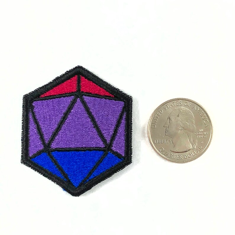 Bi Pride D20 Dice Patch - 
