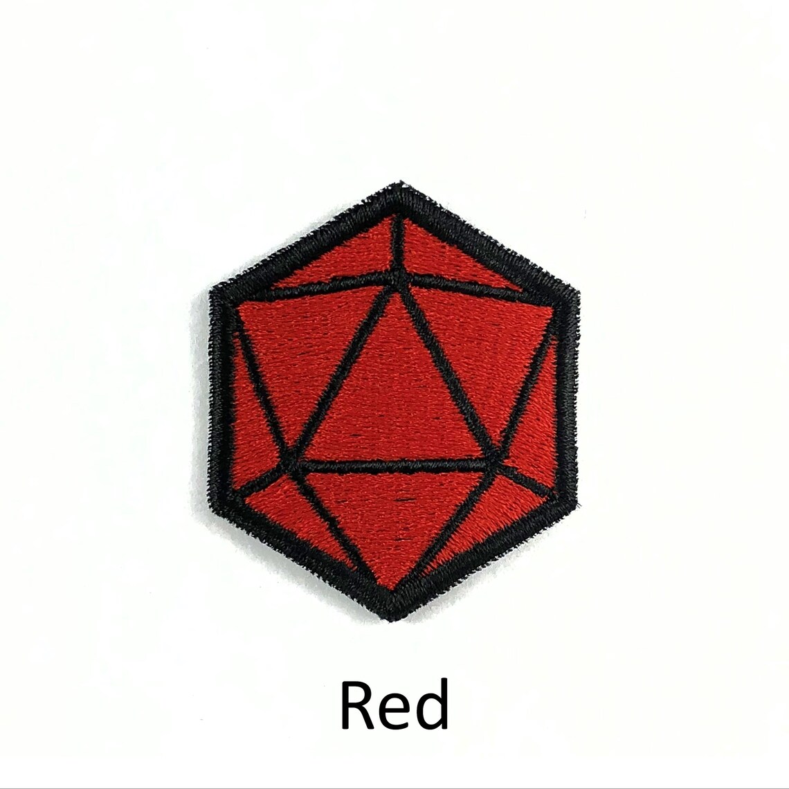 D20 Dice Patch Solid Colors Etsy