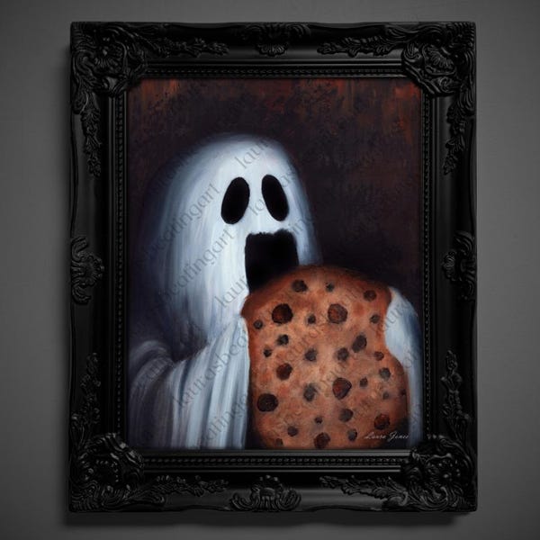 Keine KI, echter Kunstdruck – „OMG Cookies“ (1589)
