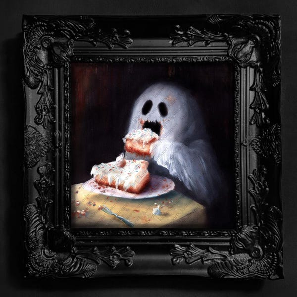 No es IA, es arte real IMPRESO - "Pastel OMG" (1318)