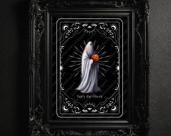 PRINT - "Tarot Card Gary the Ghost" (1418)