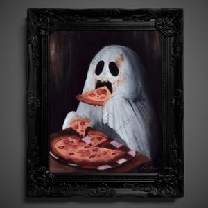 No es IA, es arte real IMPRESO - "OMG Pizza" (1405)
