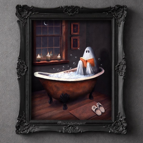 Not AI, Real Art PRINT - "Spectral Soak" (1428)