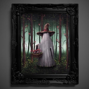 Not AI, Real Art PRINT - "Mushrooms" (1551)