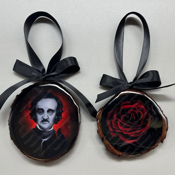 Poe Decor, Resin Wood Ornaments