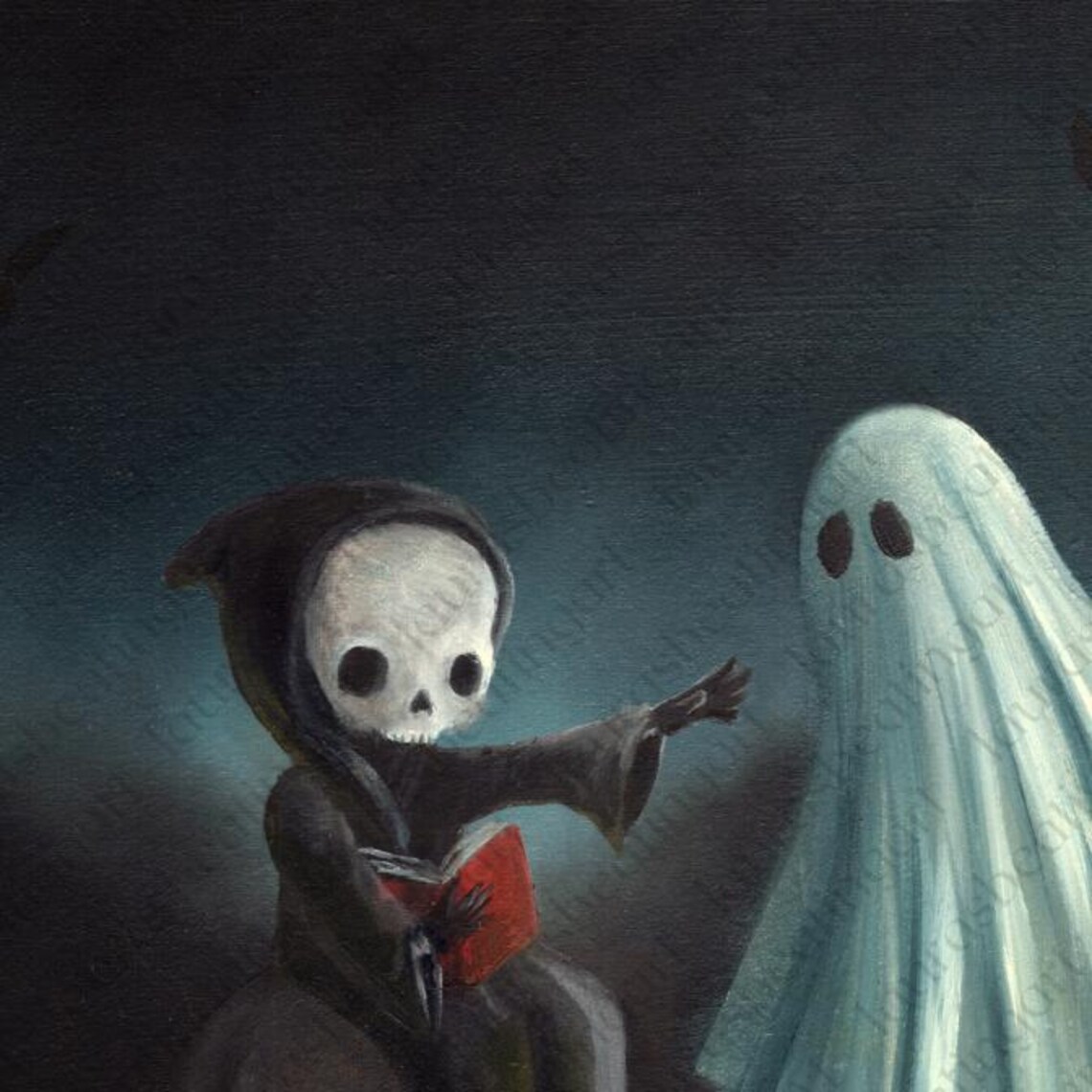 Human-made Art (not AI) PRINT - "the Conjuring" (1763) - Etsy
