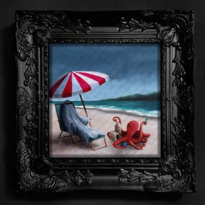 PRINT - "Death's a Beach" (1057)