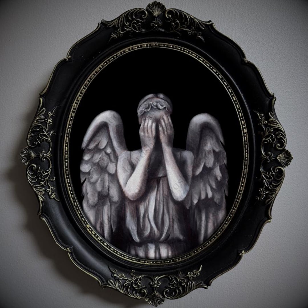 The Weeping Angels 3個セット Human-made Art (not AI) PRINT - 