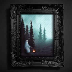 PRINT - &quot;Camping Alone&quot; (1566)