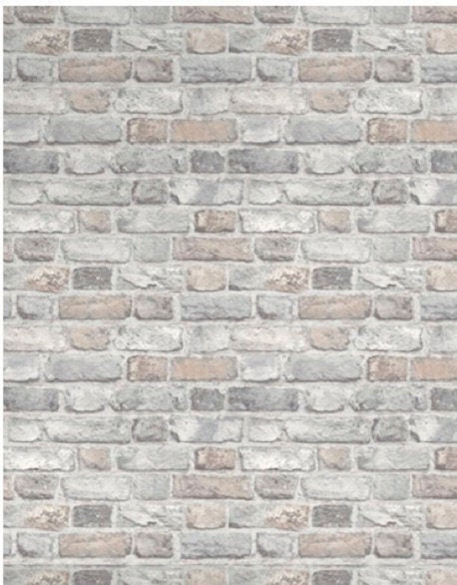 Instant Download Grey Brick Style Wallpaper A4 PDF Sheet 12th Etsy