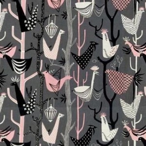 6th, 12th, 24th, 48th and 96th scale Instant Download 1950&#39;s Bird wallpaper on A4 other scales / download formats on request