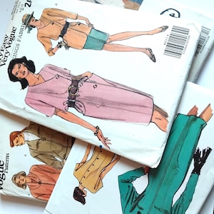 Size 8 Vintage Dressmaker Patterns, Dresses, Skirts, Blouses, Trousers, Shirts, Jackets, Shorts and more.