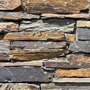 Dollhouse Stone Cladding Wallpaper, Miniature Brick, A4 Sheet (Digital Download)