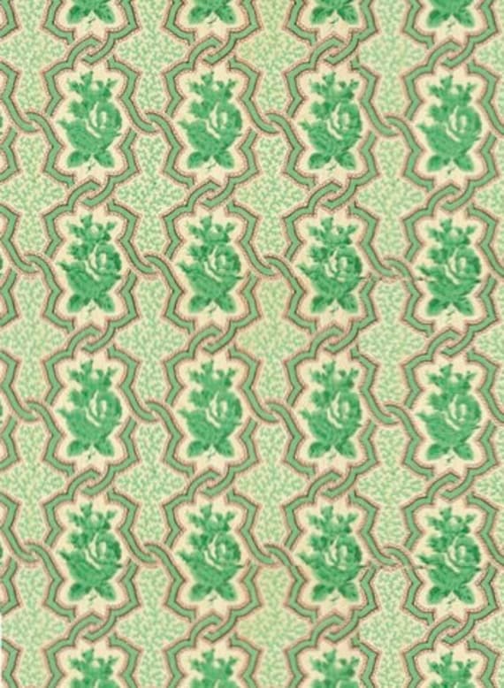 48th Scale Instant Download Victorian Arsenic Wallpaper Paper Etsy