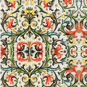 12, 24 i 48. Natychmiastowe pobieranie tapety Tudor Style A4 Arkusze PDF/Jpeg inne skale / formaty do pobrania na życzenie