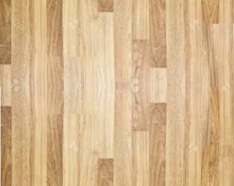 Papel pintado para suelo de madera de roble para casa de muñecas: Hoja PDF A4, escala 12 (Descarga digital)