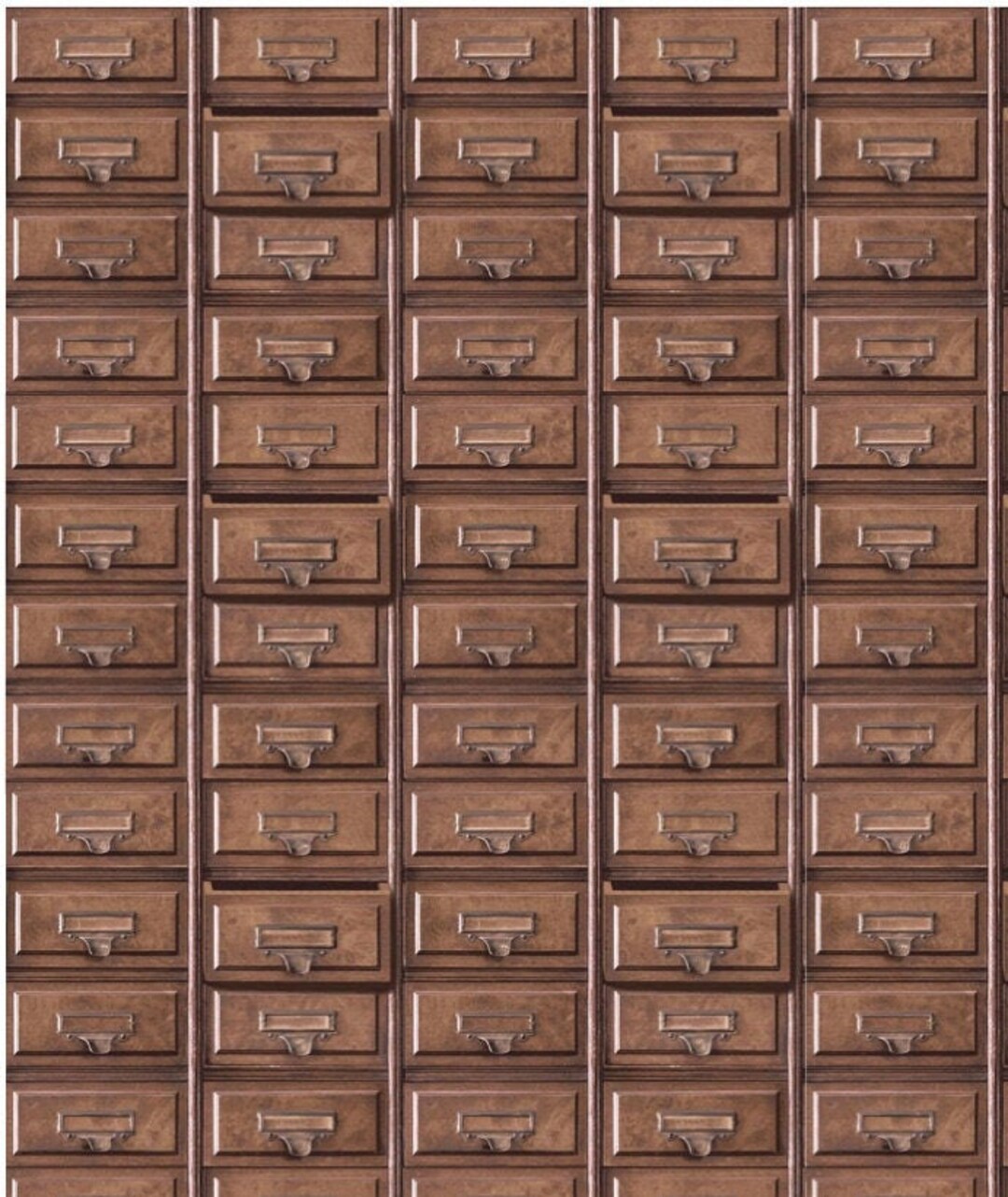 Instant Download Little Drawers / Filing Wallpaper A4 Sheet