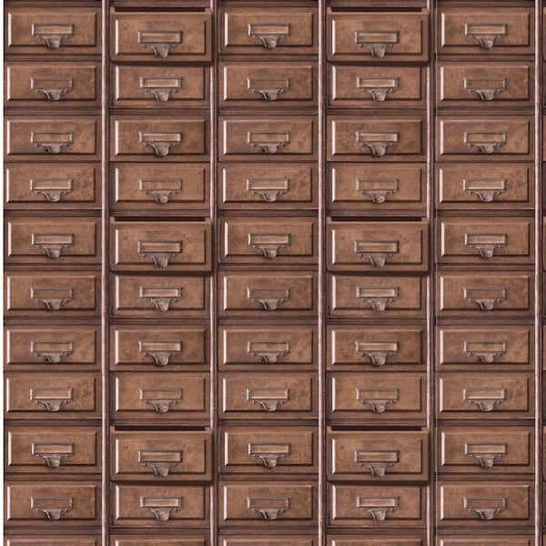 Instant Download Little Drawers / Filing Cabinet wallpaper A4 sheet 12th and 24th scale other scales / download formats on request