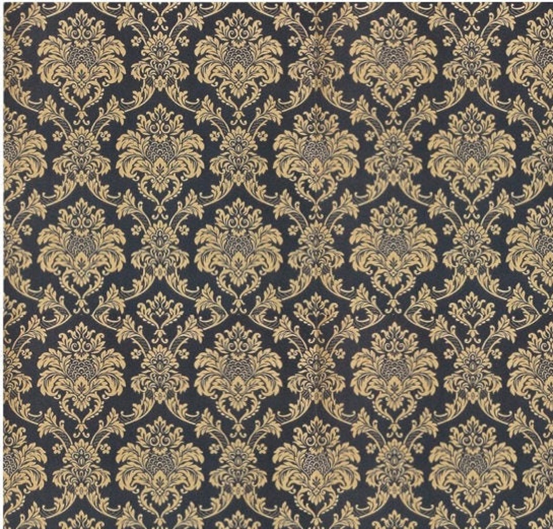 Dollhouse Wallpaper, Early European Floral Pattern (A4 PDF Download) - Etsy