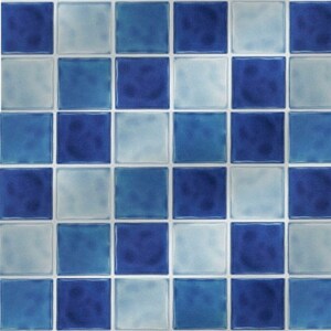 Instant Download Blue Tiles Floor / Wall wallpaper A4 PDF sheet 12th scale other scales / download formats on request  postage free