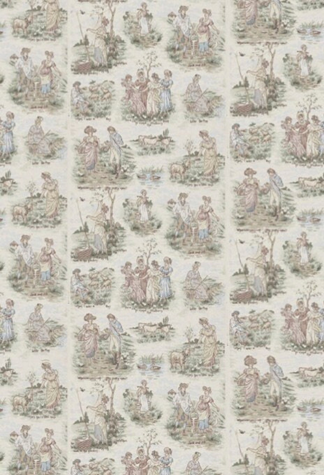 Instant Download Victorian Nursery Wallpaper A4 PDF Sheet in 12th ...