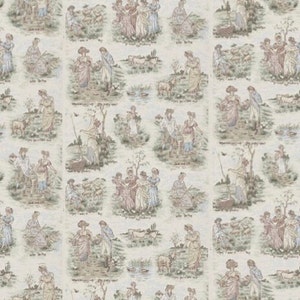 6th, 12th, 24th, 48th and 96th scale Instant Download Delicate Victorian Nursery wallpaper on A4 sheets other scales /  formats on request