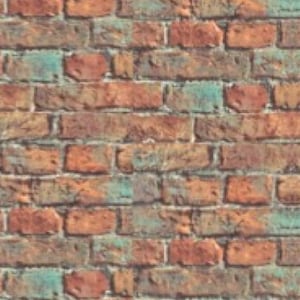 6th, 12th, 24th, 48th and 96th scale Instant Download Copper Brick Style wallpaper on A4 sheets other scales / download formats on request