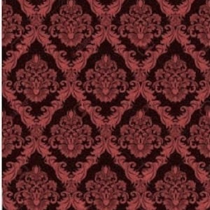 An Instant Download Victorian Gothic wallpaper A4 PDF in 12th scale also jpegs of 12th 24th and 48th fully adjustable to tweak even more