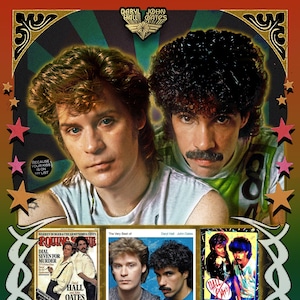 Hall Oates Poster - Etsy