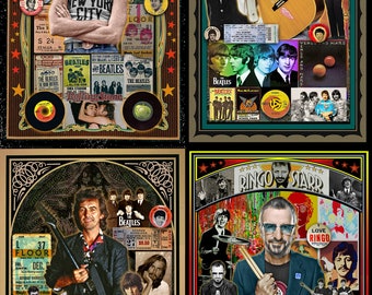 Four Beatles Posters!