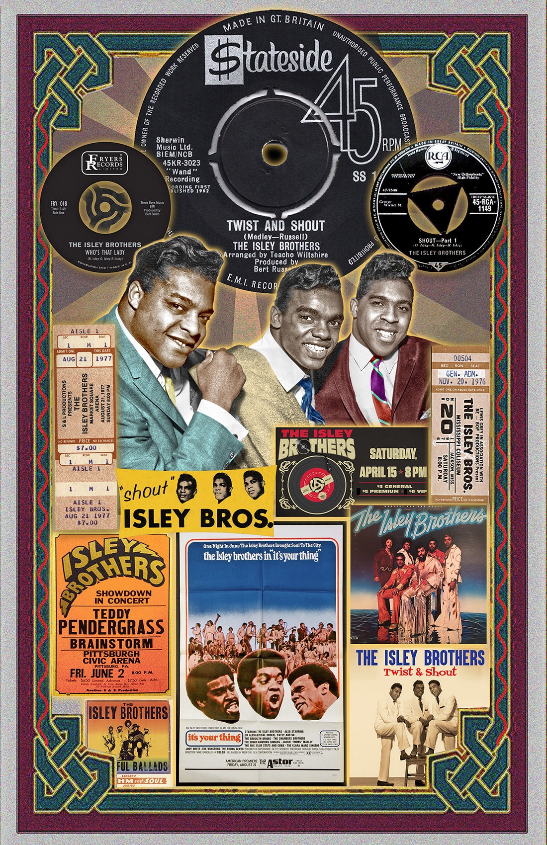 The Isley Brothers Etsy