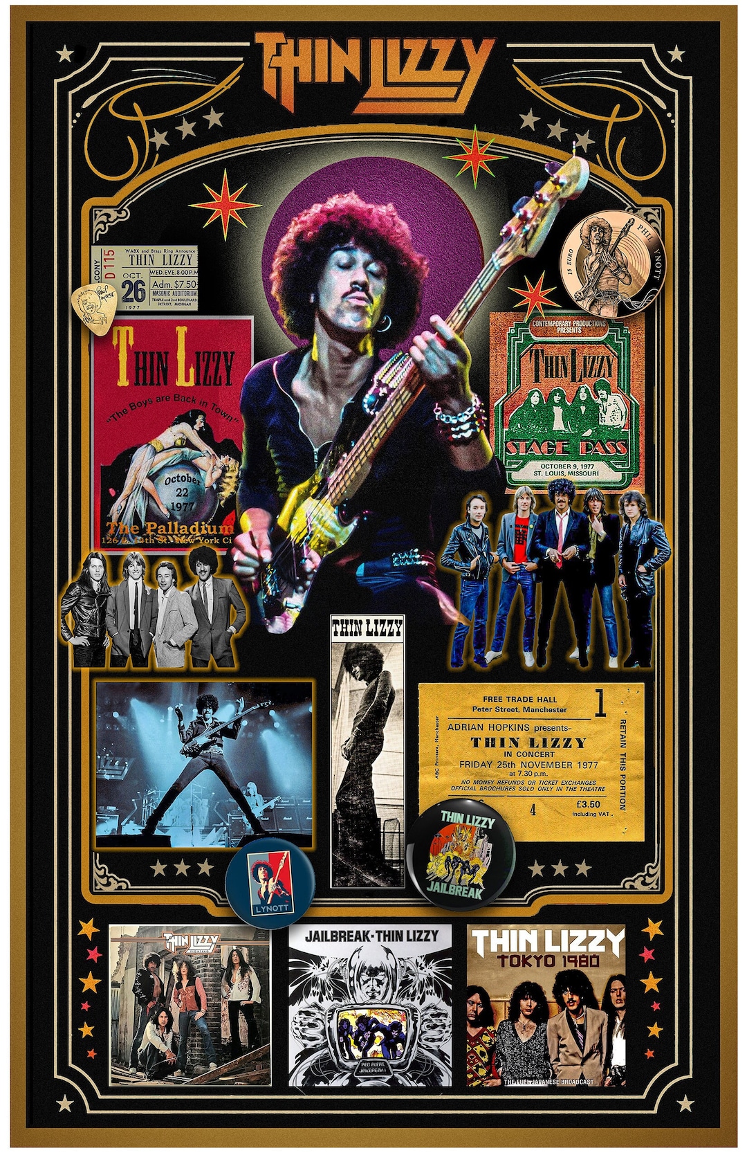Thin Lizzy - Etsy