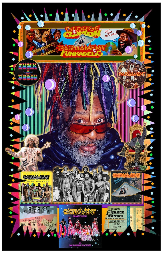 ☆最終値下げ funkadelic／PARLIAMENT1971 Poster George Clinton - Etsy