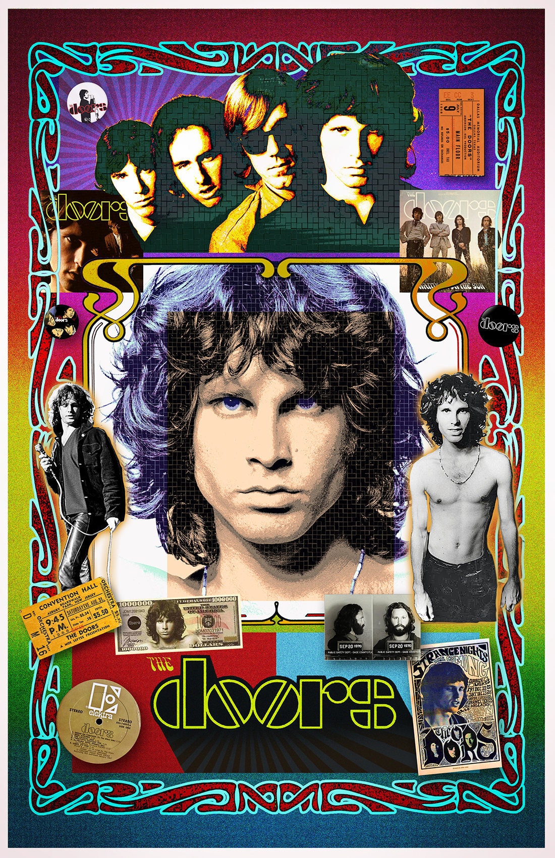 Jim Morrison/doors - Etsy