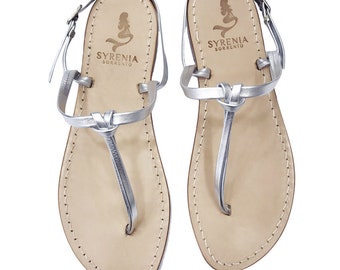 Capri Sandals Classic Handmade in Italy - Classic Capri Leather Flip Flops Handmade to Measure