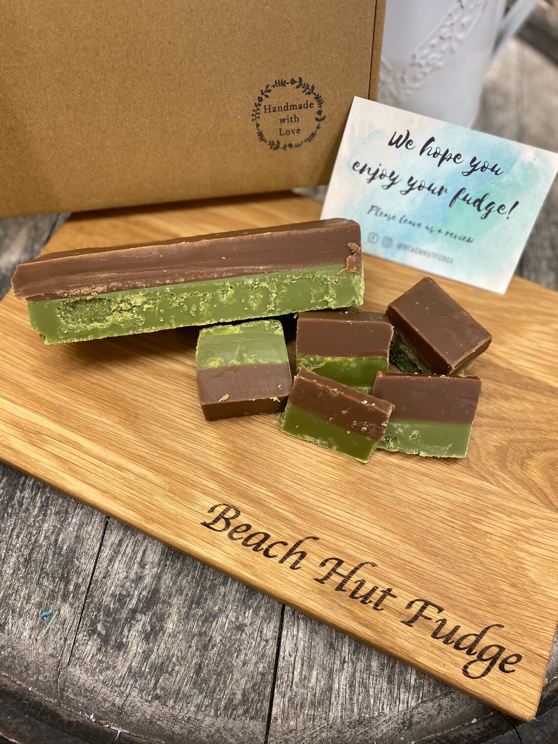 Happy Birthday Fudge Box Joyeux anniversaire Message Etsy