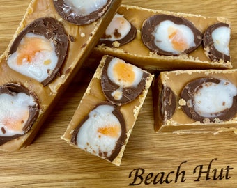 Creme Egg Handmade Fudge, Happy Birthday, Happy Easter, Happy Fathers Day, I fudgin love you