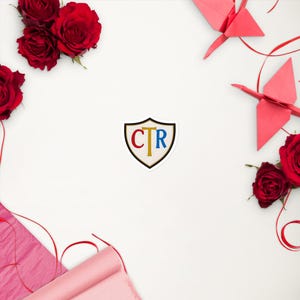 CTR Shield LDS Sticker | Waterproof Vinyl Stickers | Missionary Gifts | Primary & Nursery Gift | Stocking Stuffer |