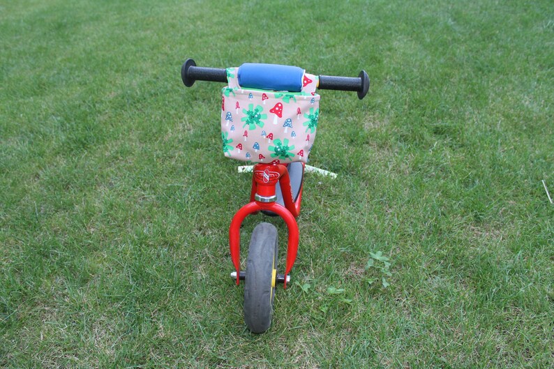 Handlebar bag for impeller children/'s bike scooter frog beige